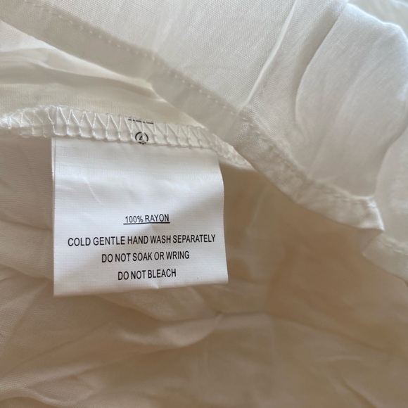 Fortunate One Strapless Maxi Dress White Sz M New with Tags! - Picture 14 of 16